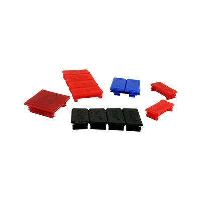 satın al 1 inç kare boru için beyaz dikdörtgen plastik uç kapağı online manufacture
