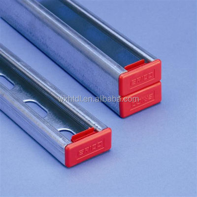 satın al 1 5 8 Unistrut Son Kapakları Beyaz Strut Plastik Son Kapak 25mm 48mm online manufacture