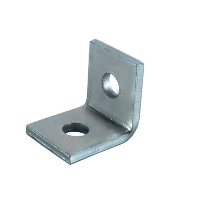 satın al 2 Delik 90 derece açı Strut Bracket L Unistrut Gümüş Galvanizli Köşede Taş online manufacture