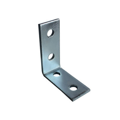 satın al 4 Delik 90 Derece Açı Strut Bracket L şeklinde Duvar Montajı Galvanizli 6mm online manufacture