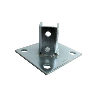 satın al HDG Steel Channel Post Base for Industrial Fittings online manufacture